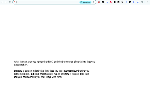 psalmtab  from Chrome web store to be run with OffiDocs Chromium online