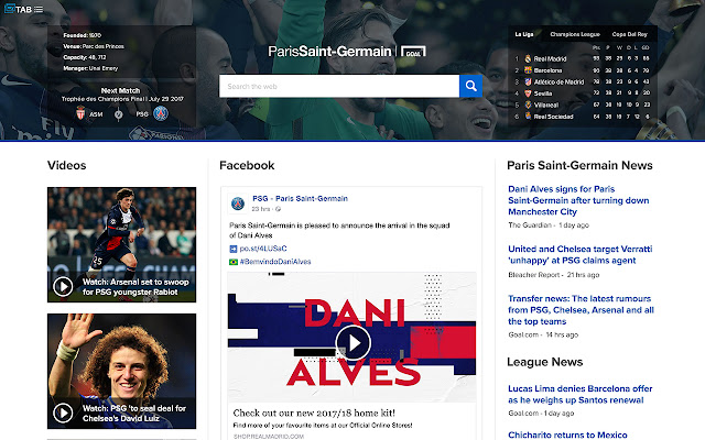 PSG Breaking News  from Chrome web store to be run with OffiDocs Chromium online