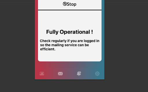 PStop  from Chrome web store to be run with OffiDocs Chromium online