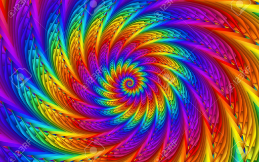 Psychedelic Rainbow Spiral  from Chrome web store to be run with OffiDocs Chromium online
