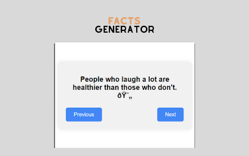 Psychology Facts Extension  from Chrome web store to be run with OffiDocs Chromium online