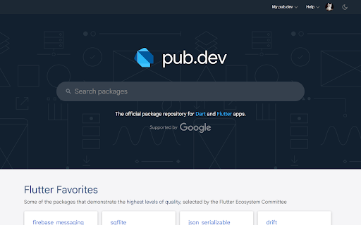 pub.dev Avatar Restore  from Chrome web store to be run with OffiDocs Chromium online