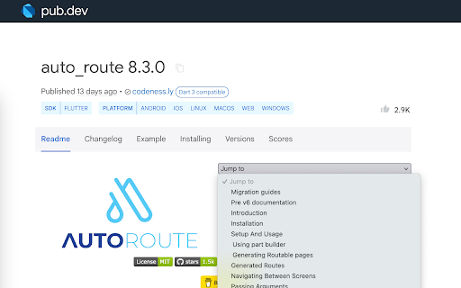 pub.devs Table of Contents  from Chrome web store to be run with OffiDocs Chromium online