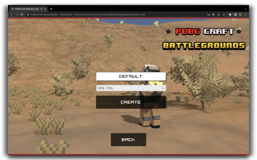 PUBG MineCraft Battlegrounds  from Chrome web store to be run with OffiDocs Chromium online