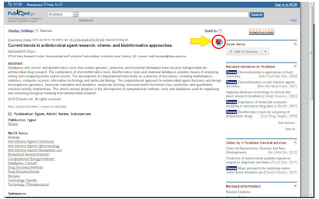 Pubmed2Endnote  from Chrome web store to be run with OffiDocs Chromium online