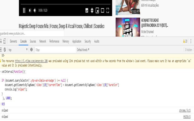 Pular ad  from Chrome web store to be run with OffiDocs Chromium online