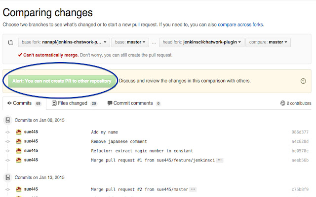 PullRequest Suppressor لـ GitHub من متجر Chrome الإلكتروني ليتم تشغيله باستخدام OffiDocs Chromium عبر الإنترنت