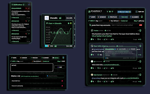 PumpExt The ultimate pump.fun extension  from Chrome web store to be run with OffiDocs Chromium online