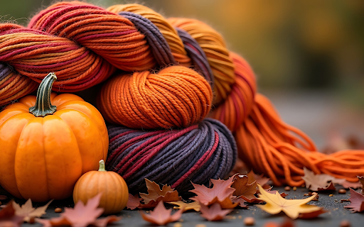 pumpkin wool and leaves  from Chrome web store to be run with OffiDocs Chromium online