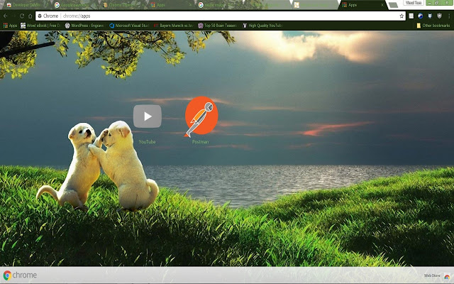 Puppy  from Chrome web store to be run with OffiDocs Chromium online