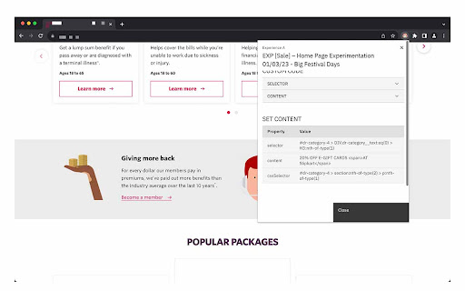 Puppy Target Activity Inspector  from Chrome web store to be run with OffiDocs Chromium online