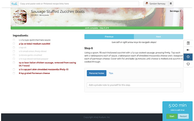 Purée It Button  from Chrome web store to be run with OffiDocs Chromium online