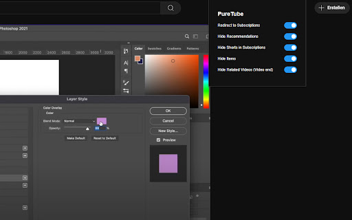 PureTube YouTube without Distractions  from Chrome web store to be run with OffiDocs Chromium online