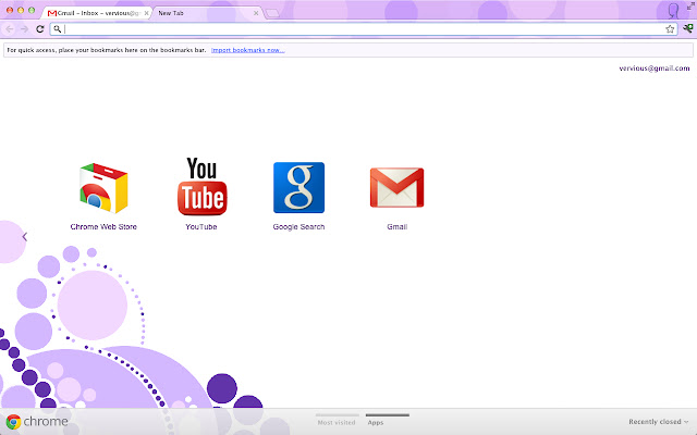 purple bubble  from Chrome web store to be run with OffiDocs Chromium online