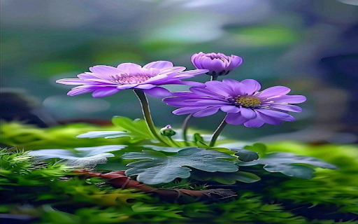 Purple flower cluster wallpaper  from Chrome web store to be run with OffiDocs Chromium online