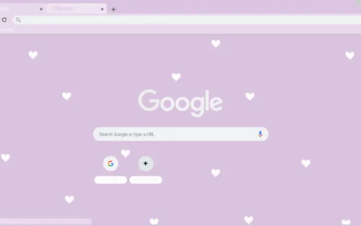 Purple hearts~  from Chrome web store to be run with OffiDocs Chromium online
