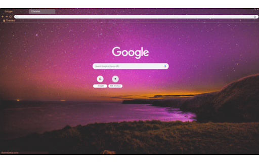 Purple night shore  from Chrome web store to be run with OffiDocs Chromium online