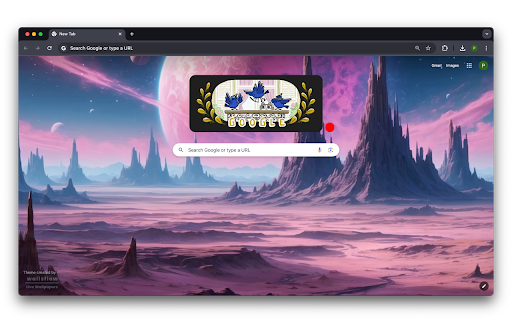 Purple Planet With Moon  from Chrome web store to be run with OffiDocs Chromium online