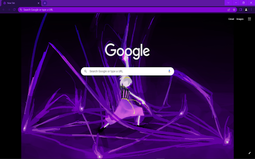Purple Rose Lalonde Chrome Theme  from Chrome web store to be run with OffiDocs Chromium online
