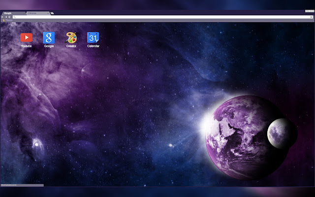 Purple Space  from Chrome web store to be run with OffiDocs Chromium online