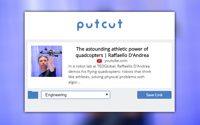 PutCut  from Chrome web store to be run with OffiDocs Chromium online