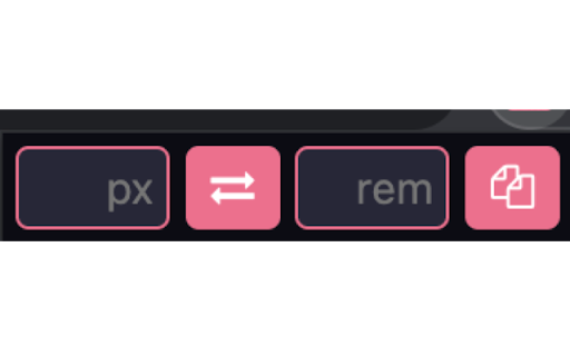 px < > rem converter  from Chrome web store to be run with OffiDocs Chromium online
