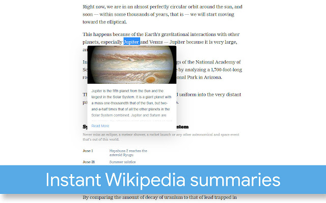 Qikipedia  from Chrome web store to be run with OffiDocs Chromium online