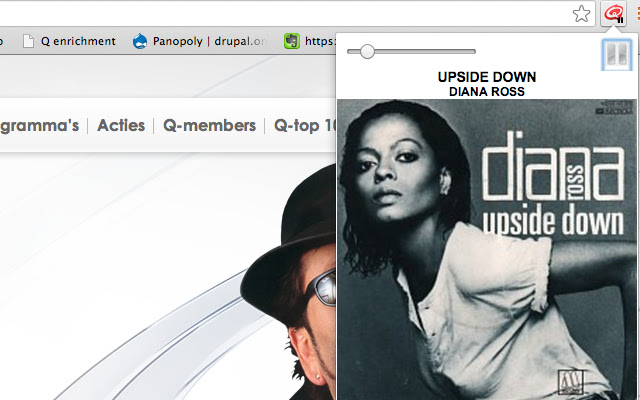 Q music BE  from Chrome web store to be run with OffiDocs Chromium online