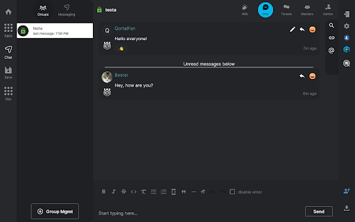 Qortal  from Chrome web store to be run with OffiDocs Chromium online