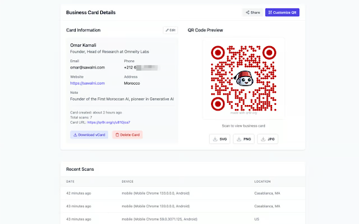 QR8R Link Creator  from Chrome web store to be run with OffiDocs Chromium online