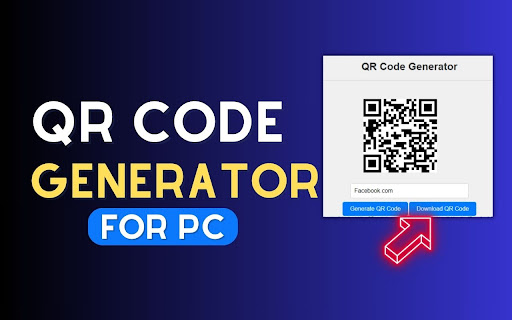 QR Code Generator For Pc,Windows and Mac (Free use)  from Chrome web store to be run with OffiDocs Chromium online