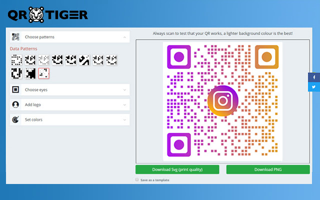 QR Code generator with logo – QRTiger  from Chrome web store to be run with OffiDocs Chromium online