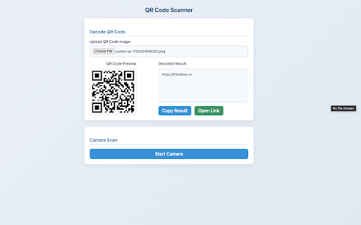 QR Code Toolbox  from Chrome web store to be run with OffiDocs Chromium online