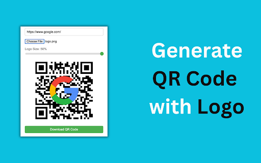QR Code with Logo  from Chrome web store to be run with OffiDocs Chromium online