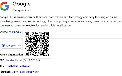 QR Link Preview  from Chrome web store to be run with OffiDocs Chromium online