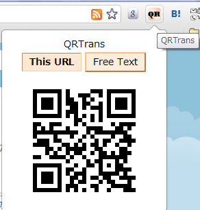QRTrans  from Chrome web store to be run with OffiDocs Chromium online