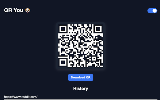 QR You QR code generator  from Chrome web store to be run with OffiDocs Chromium online