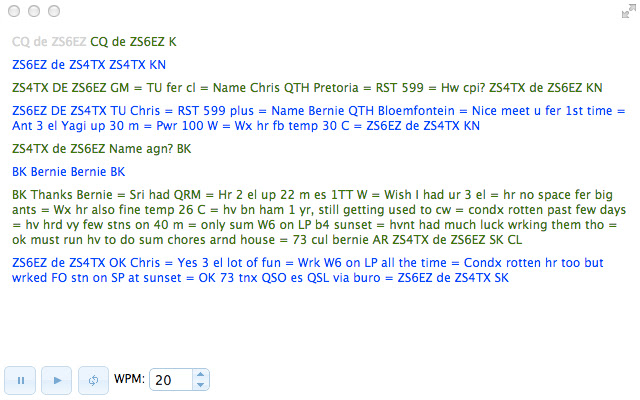 QSO  from Chrome web store to be run with OffiDocs Chromium online
