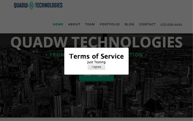 QuadWTech Kiosk Test  from Chrome web store to be run with OffiDocs Chromium online