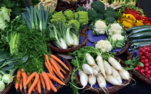 Quality vegetable stall  from Chrome web store to be run with OffiDocs Chromium online