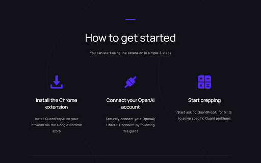 Quant Prep AI AI for Quant exams  interview prep  from Chrome web store to be run with OffiDocs Chromium online