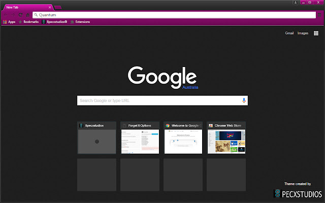 Quantum pink  from Chrome web store to be run with OffiDocs Chromium online