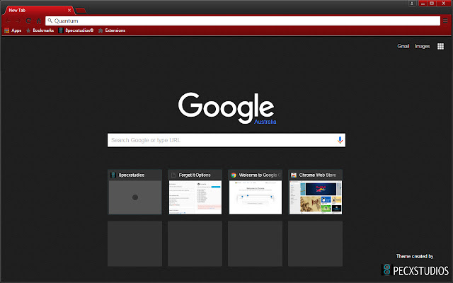 Quantum red  from Chrome web store to be run with OffiDocs Chromium online