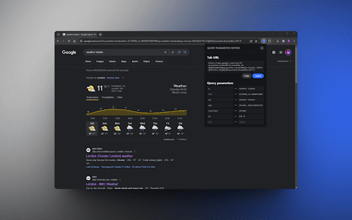 Query Parameter Editor  from Chrome web store to be run with OffiDocs Chromium online