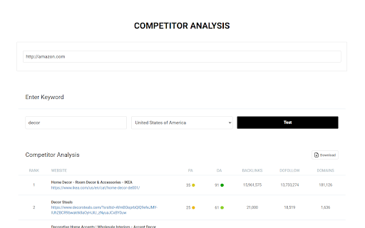 Queryquake SEO Suite  from Chrome web store to be run with OffiDocs Chromium online