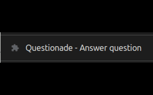 Questionade  from Chrome web store to be run with OffiDocs Chromium online