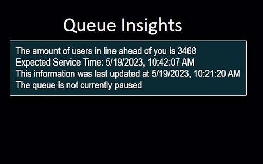 QueueInsights from Chrome web store to be run with OffiDocs Chromium online QueueInsights from Chrome web store to be run with OffiDocs Chromium online