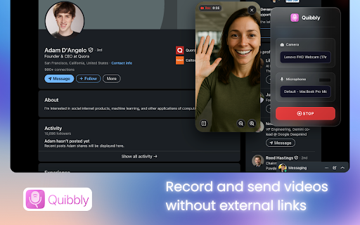 Quibbly  from Chrome web store to be run with OffiDocs Chromium online