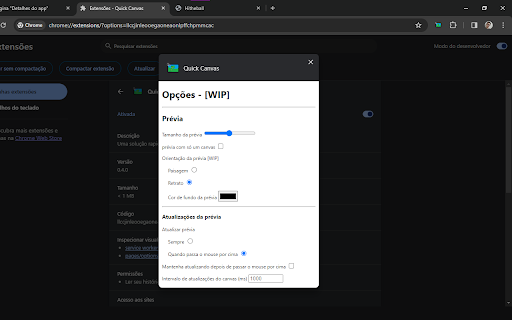 Quick Canvas  from Chrome web store to be run with OffiDocs Chromium online