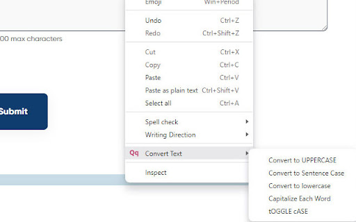 QuickCase  from Chrome web store to be run with OffiDocs Chromium online